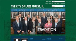 Desktop Screenshot of cityoflakeforest.com